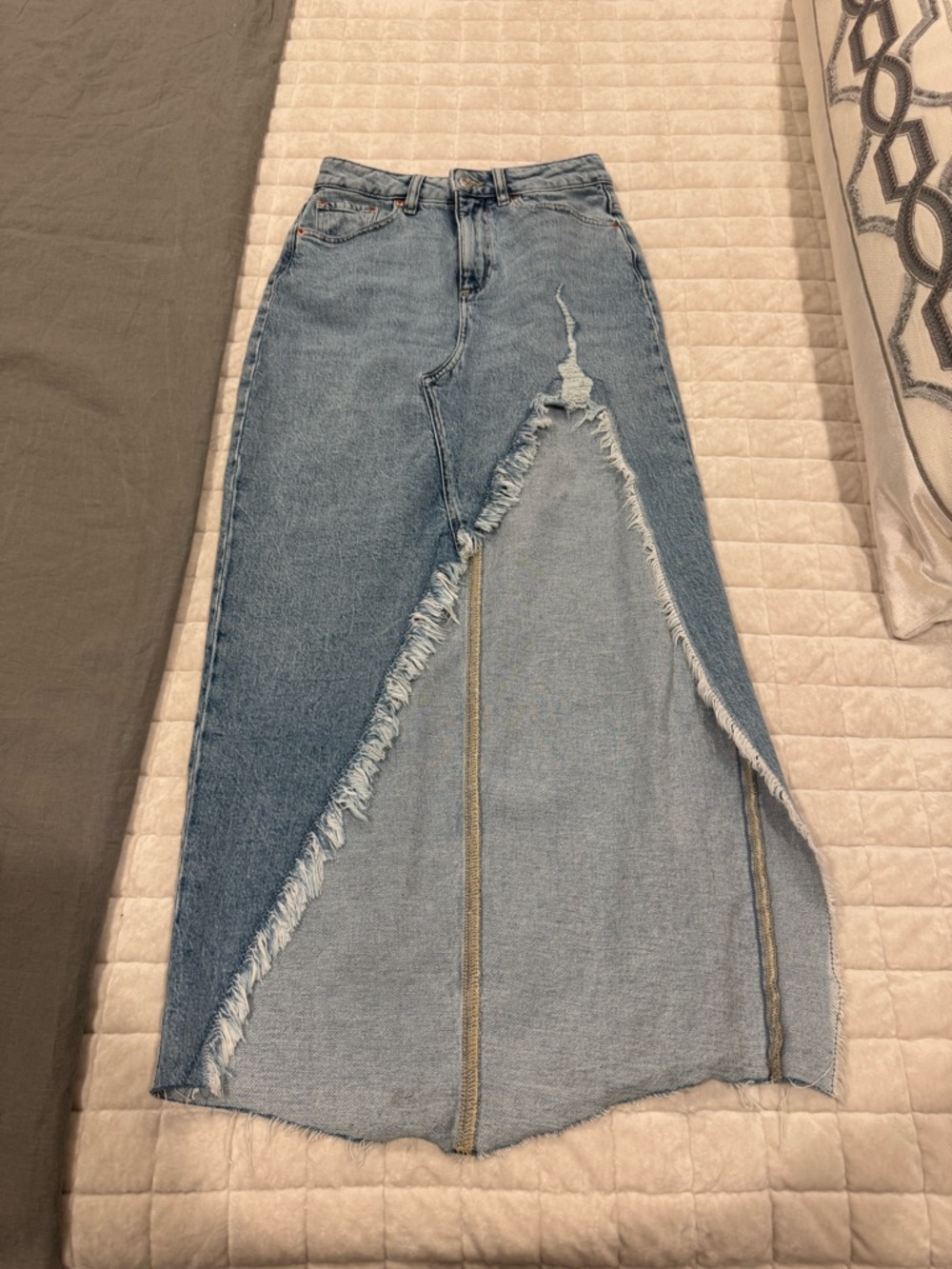 Forever 21 Light Blue Denim Skirt